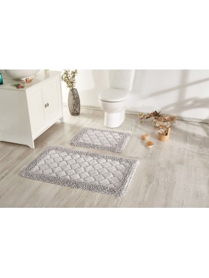 ÇAPA HOME PAMUK 2'Lİ BANYO PASPASI GRİ 8696474231596